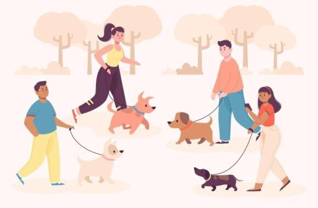 Chiens en laisse Chiens en laisse